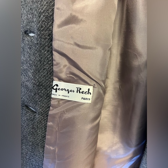 Vintage Georges Rech Paris Wool Coat – Made in France – Women’s Medium‎ - Picture 6 of 7